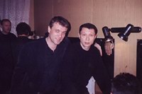 Я с Борей Драгилевым в Питере